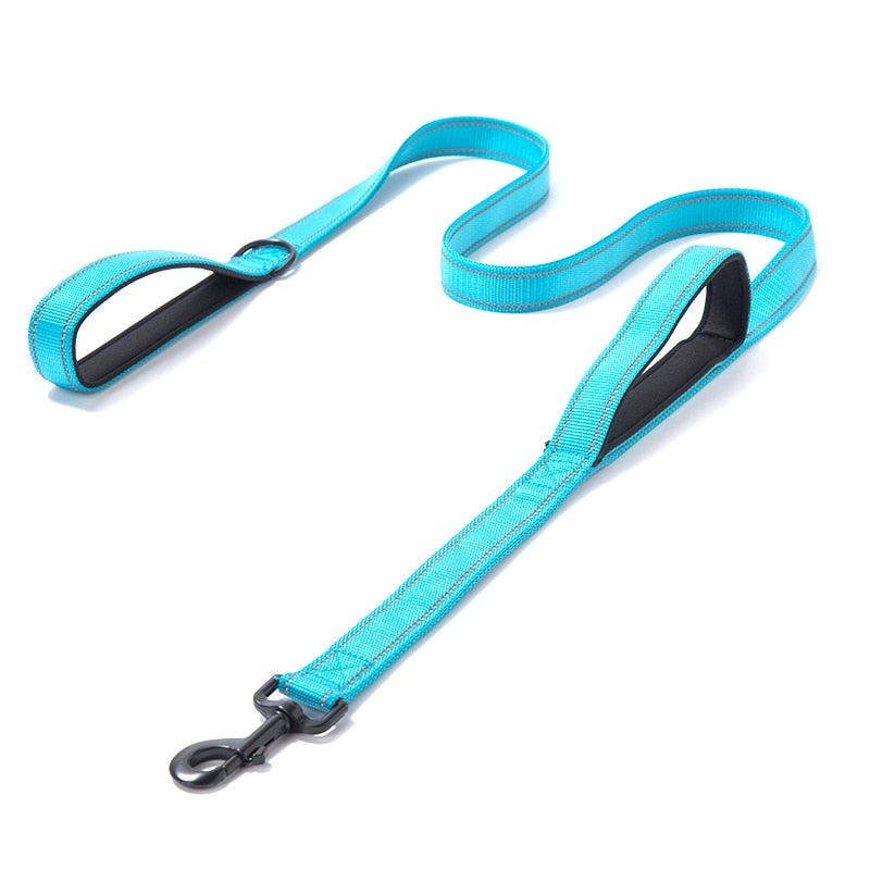 Dual Handle Reflective Dog Leash