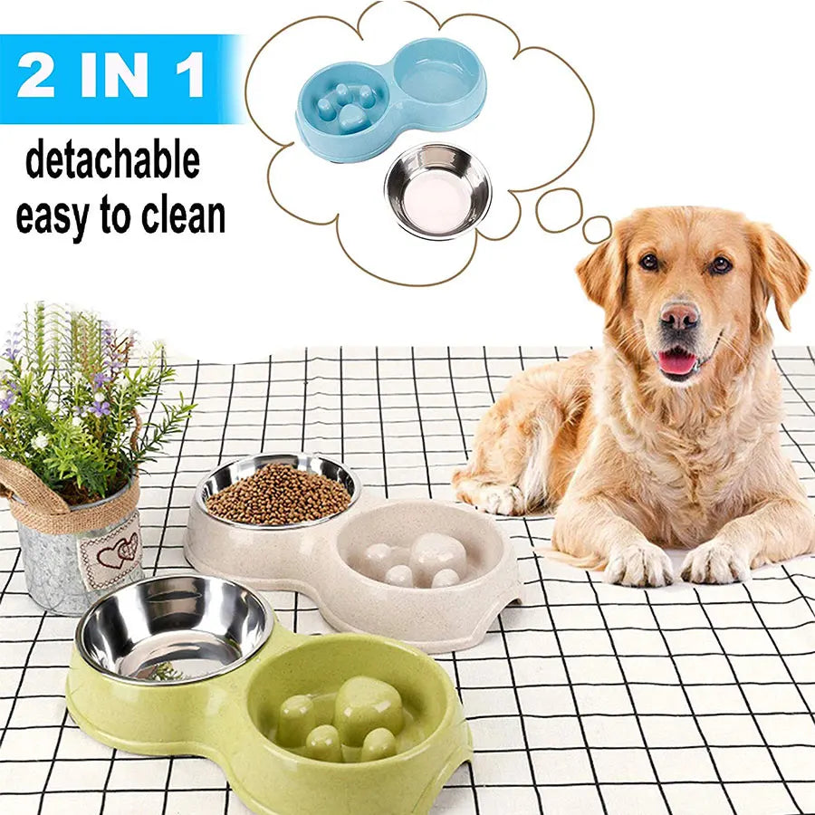 2 In 1 Dog Bowls