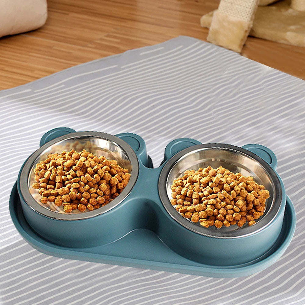 Double Pet Bowls