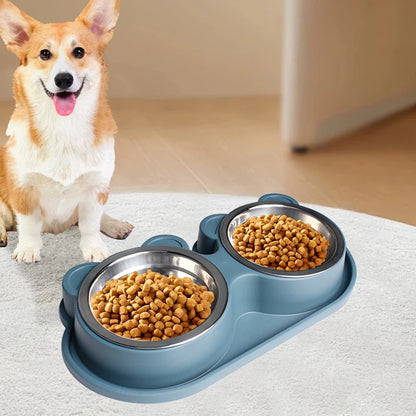 Double Pet Bowls