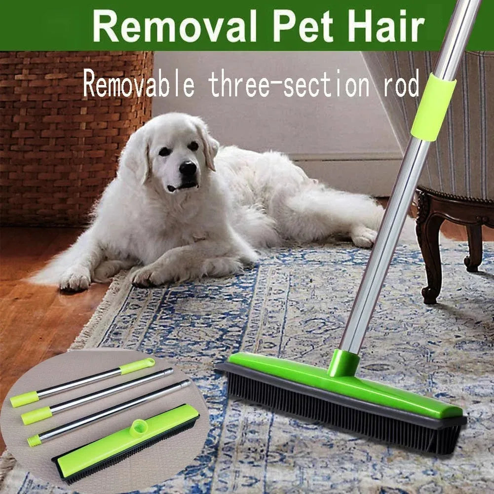 Pet Hair Rubber Broom