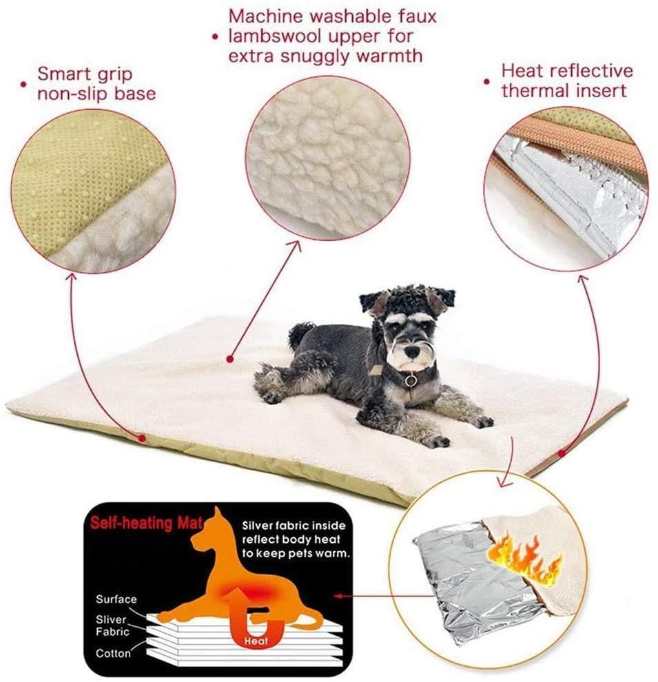 Self-Heating Pet Bed